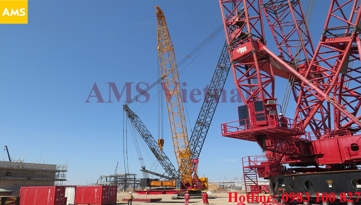 150ton crawler crane for rent in vietnam good price