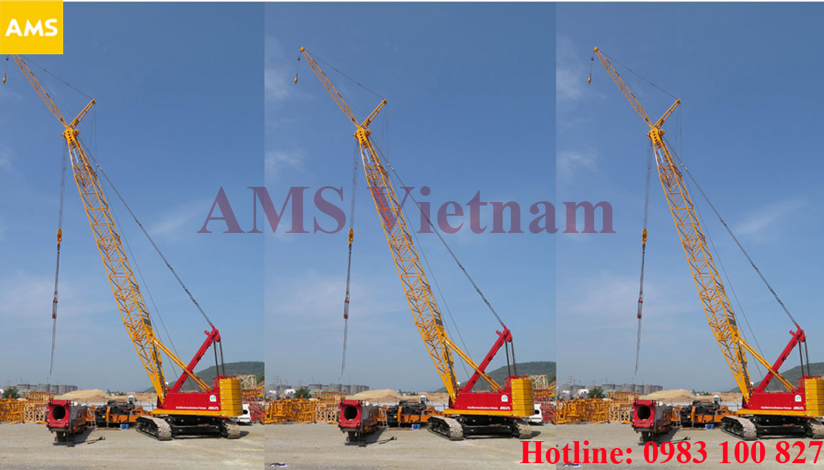 150ton crawler crane for rent in vietnam No1