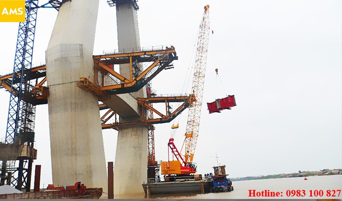 crane for rent in hanoi, vietnam