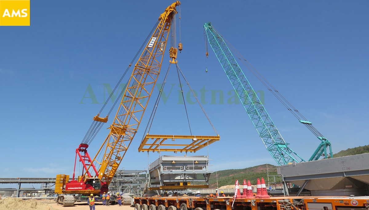 crane for rent in vietnam